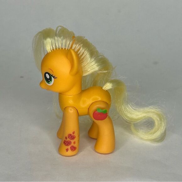 My Little Pony Apple Jack Crystal Motion Push Button Action Figure Hasbro MLP - Picture 1 of 9